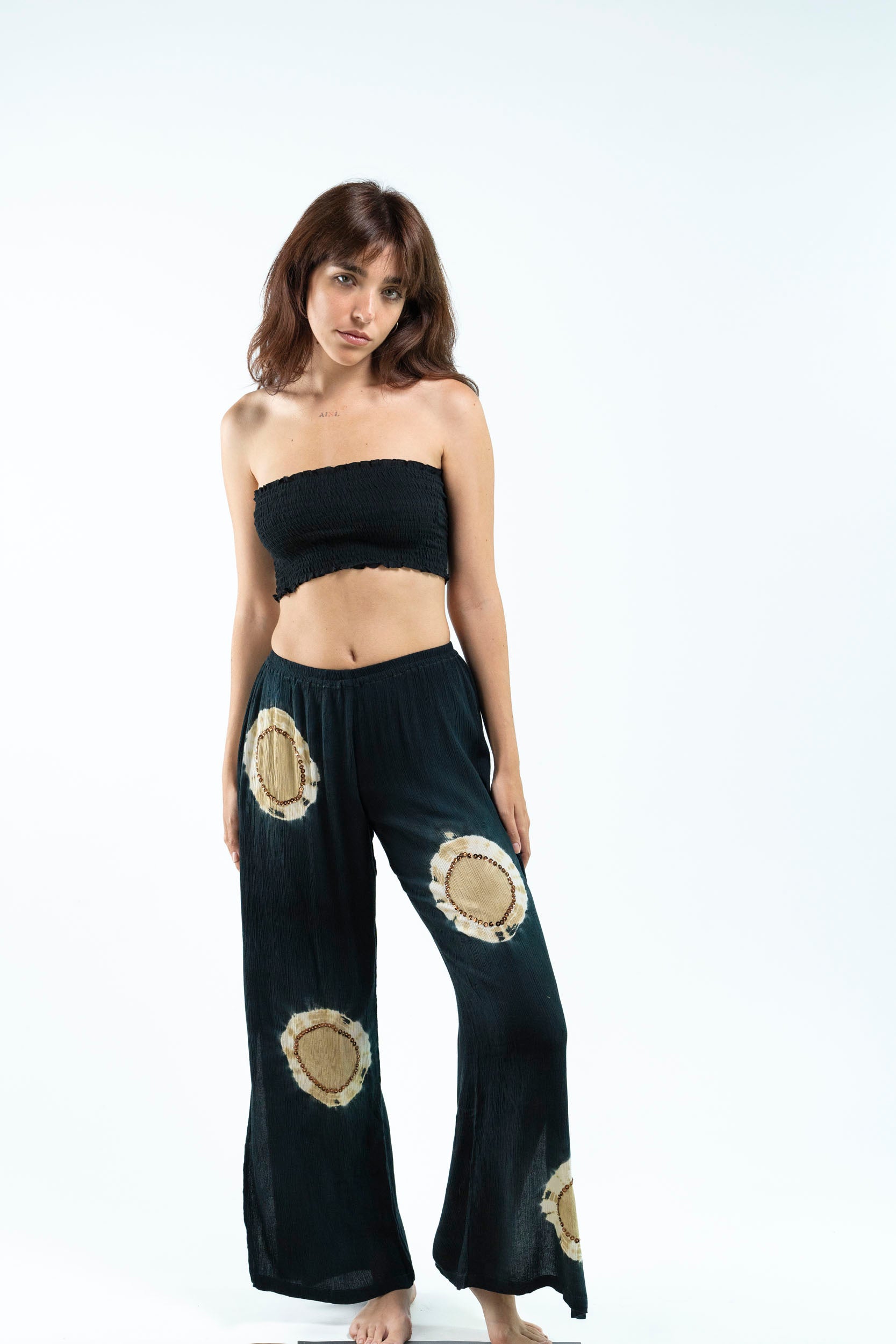 Clara - Handmade Krinkel Tie-Dye Pant and Top Set
