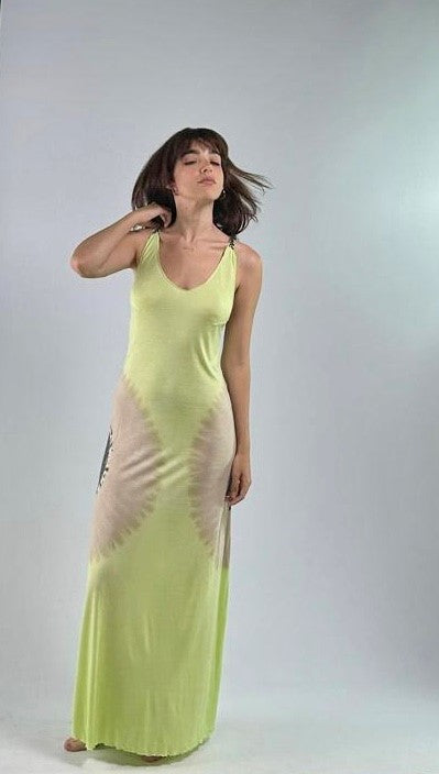 Vestido largo tie dye Clara