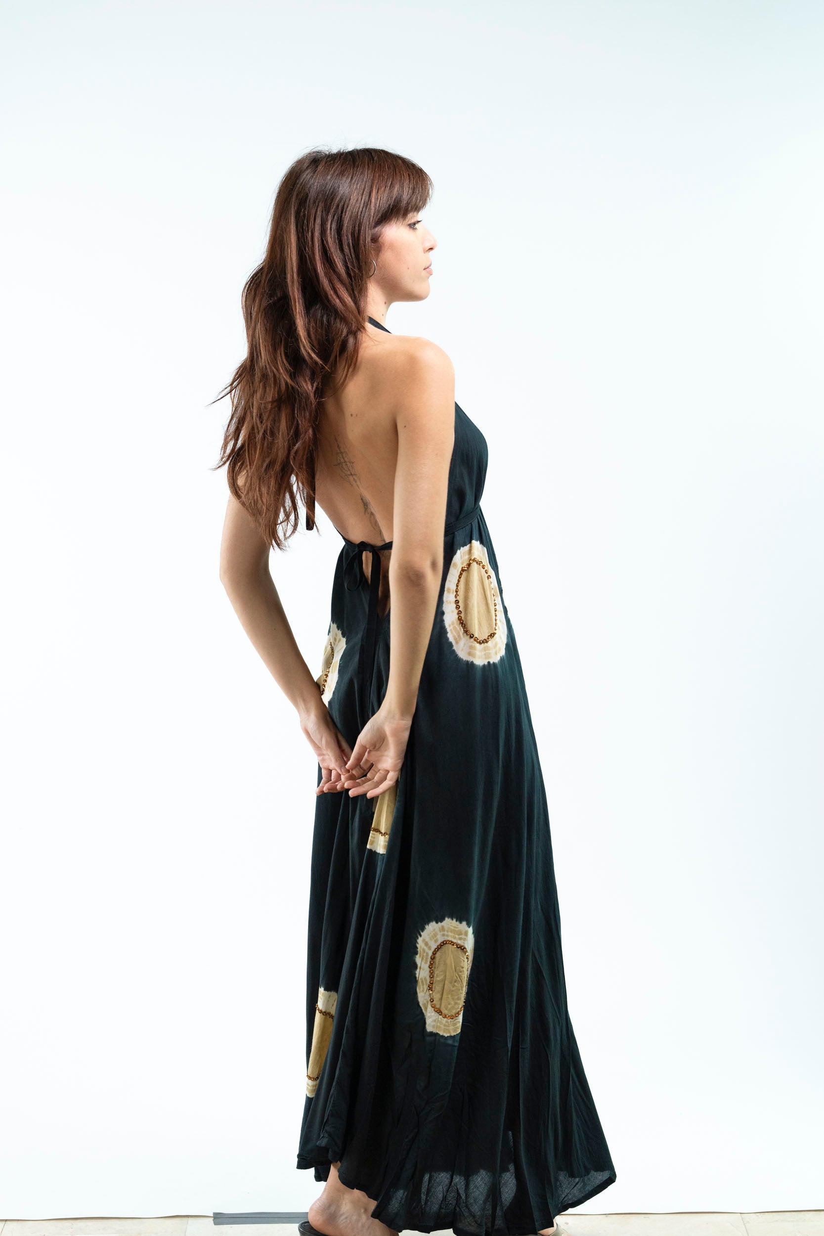 Venus Long Tie-Dye Handmade Dress